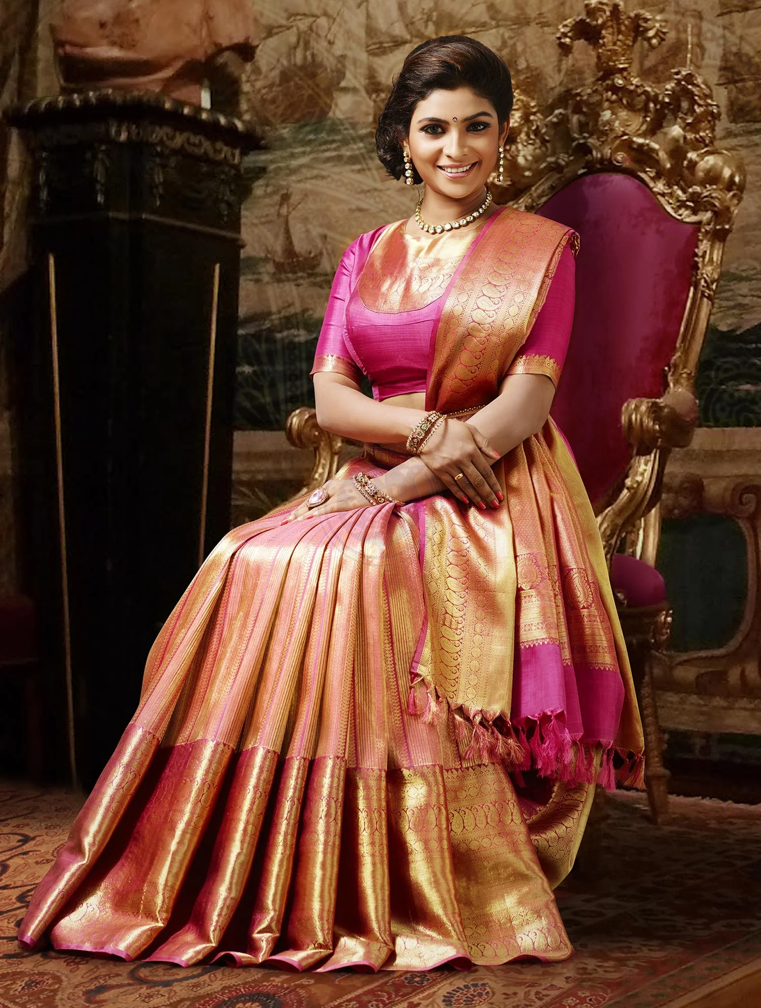 Silk Saree Model 001